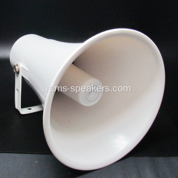 Loudpeaker del corno di alluminio da 30w in alluminio esterno con trasformatore